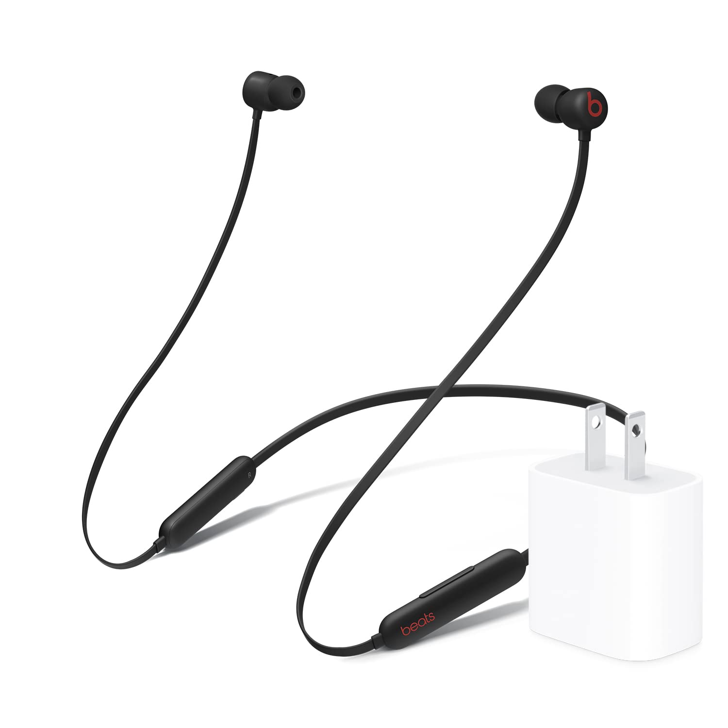 Beats Flex with Apple 20W USB-C Power Adapter - Black