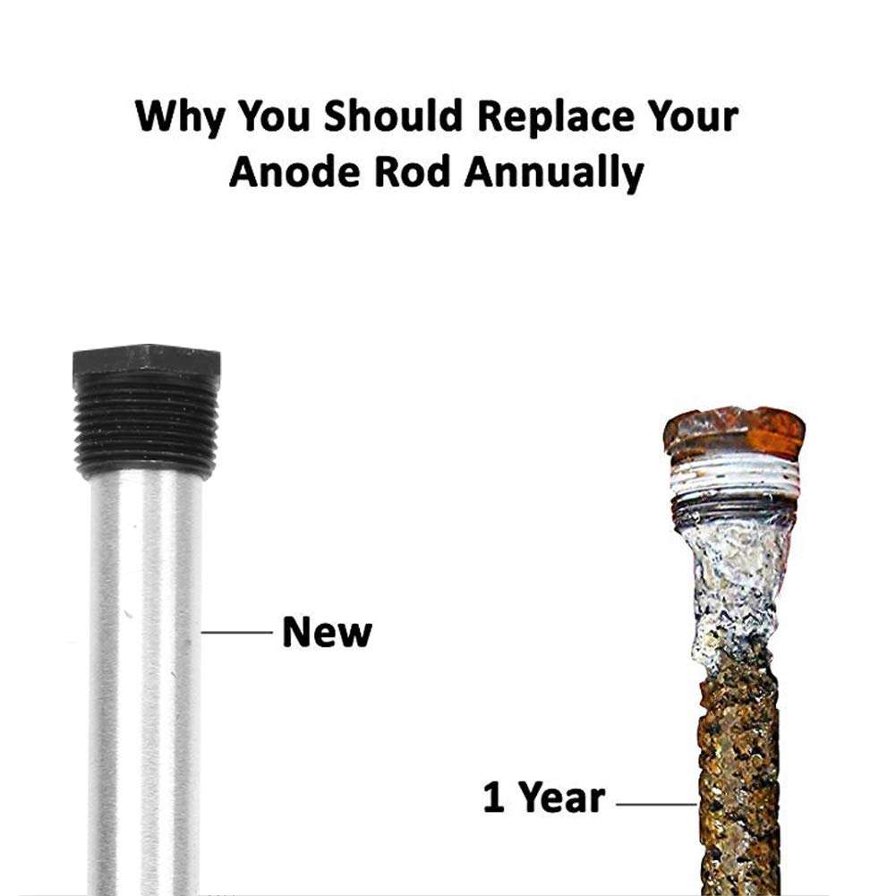 Water Heater Rod Anode, 21X320Mm Water Heater Rod for Water Heater for Npt3/4 Thread 5