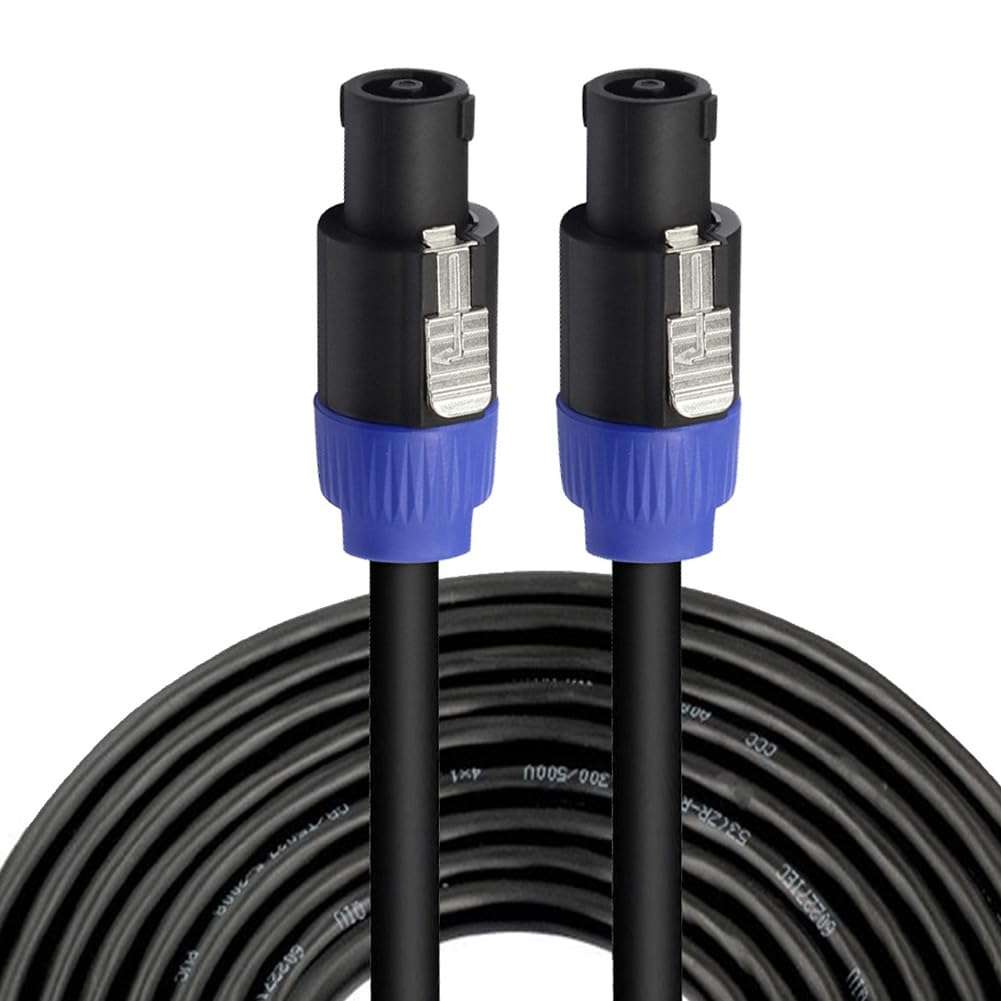 Bloepum Cable Power Cable Speaker Cable Male to Male Audio Cable Lighting Accessories for Stage Wedding DJ Disco 150cm 6