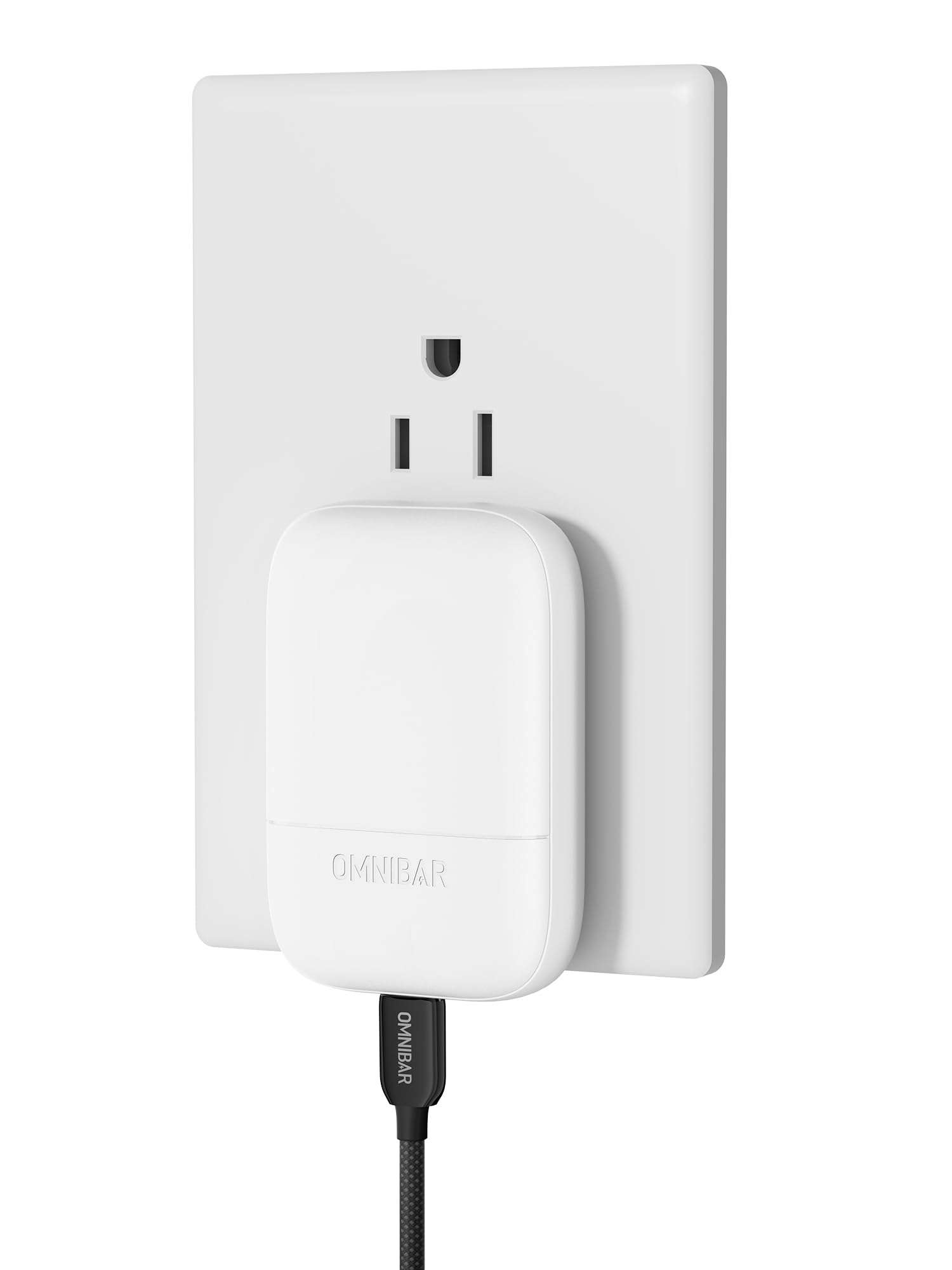 Omnibar Slim Flat USB C Wall Charger with USB C to Lightning Cable (6FT/Silicone/Green), 30W GaN Charger PD3.0 PPS Fast Charging Block with MFi Certified Lightning Cable for iPhone 14/13/12/11/XR/XS 3