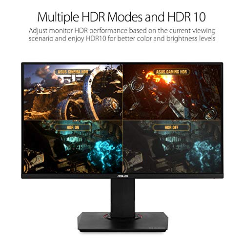 ASUS TUF Gaming VG289Q 28” Gaming Monitor 4K (3840 x 2160) IPS FreeSync Eye Care DisplayPort Dual HDMI HDR 10,BLACK 4