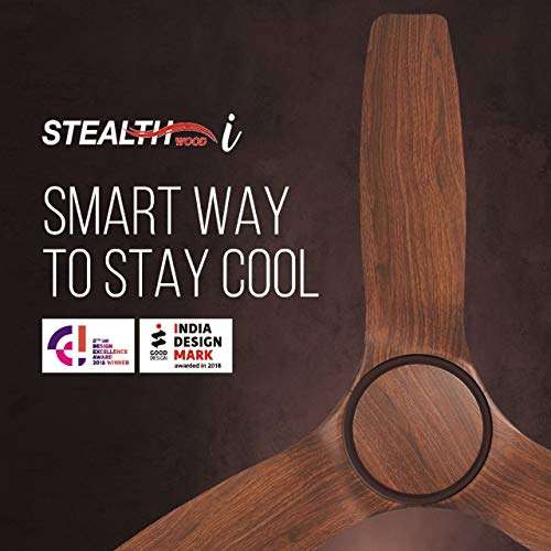 Havells Stealth Wood i 1200mm Ceiling Fan (Walnut) 3