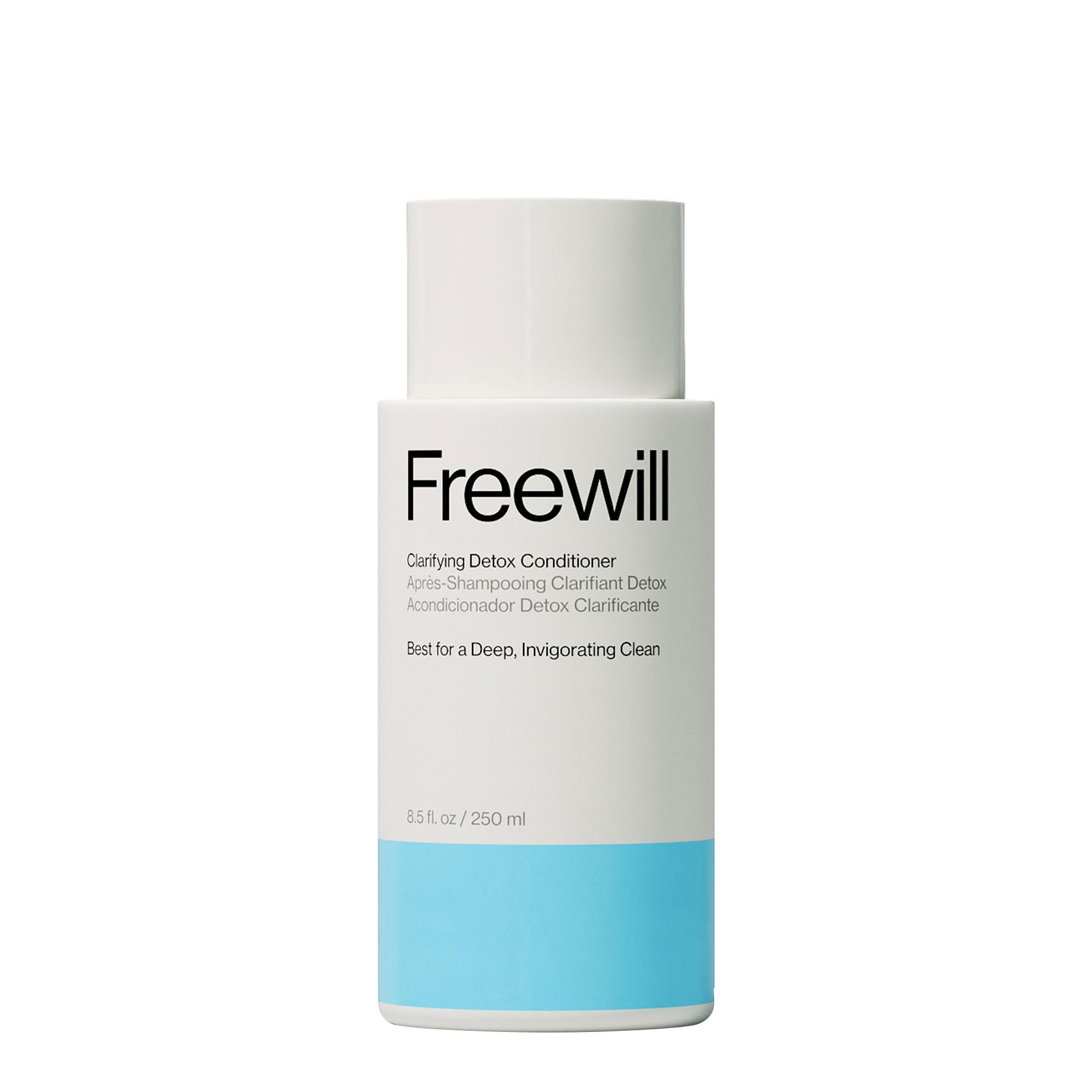 Freewill Clarifying Detox Conditioner - Scalp Cleansing Conditioner for Oily Hair, Build Up Remover, Balances Hair Hydration without Stripping, 8.5 oz 1
