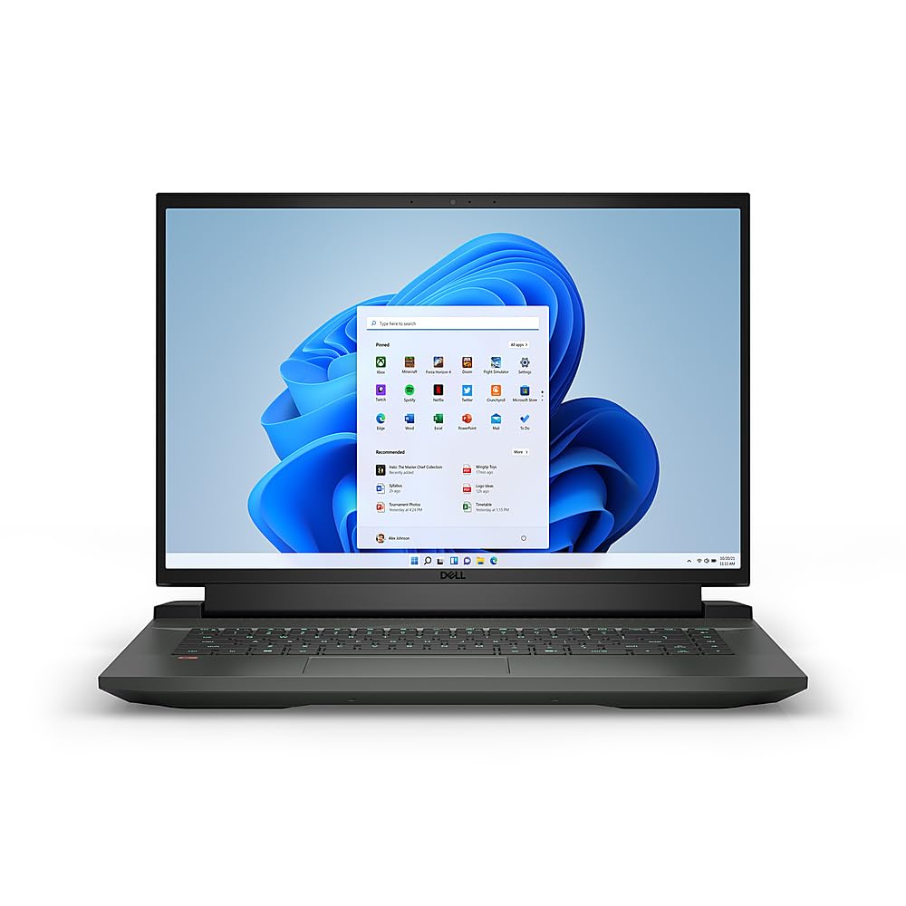 Dell G16 Gaming 7630 2024 Business Laptop 16" WQXGA IPS 14-Core Intel i7-13650HX 16GB DDR5 1TB SSD NVIDIA GeForce RTX 4060 8GB GDDR6 Wi-Fi 6 RGB Backlit Keyboard Win10 Home 1