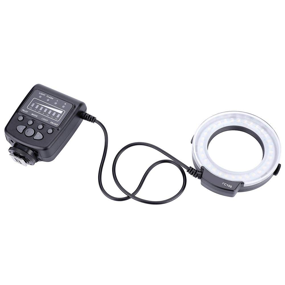 Huakii LED Ring Flash Light, Portable Universal Video Camera Fill Light Kit Photography Accessor 4