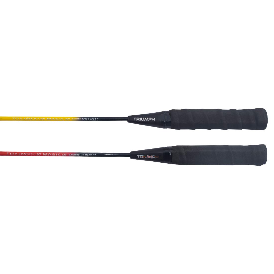 TRIUMPH Badminton Racquet, TRIUMPH Magic Badminton Racket Set- 2 Pc Badminton Racket with 10 Pc TRIUMPH ZX Feather Shuttlecock and Full Racket Cover to Carry Both Rackets, Perfect for Adults 3