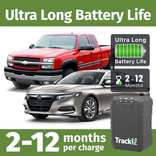 Tracki Pro GPS Tracker for Vehicles, USA made tech. Up to 7 Months Batt. Waterproof Magnetic 4G LTE Long Battery Life 2-7 Month, Unlimited Distance, Subscription Required, Multi Alerts, Hidden Tracker 2