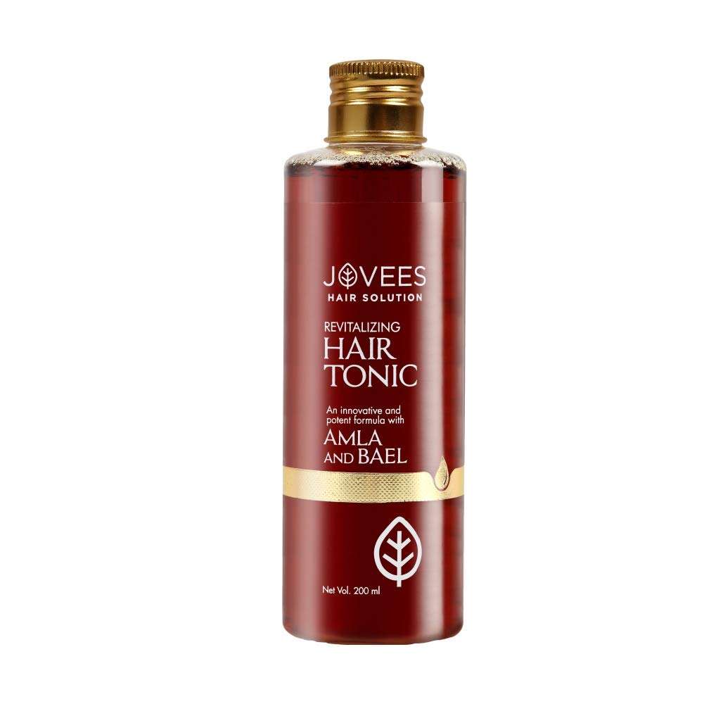 Jovees Herbal Revitalising Amla & Bael Hair Tonic | Gives Long, Strong & Thick Hair | For All Hair Types 200ml 1