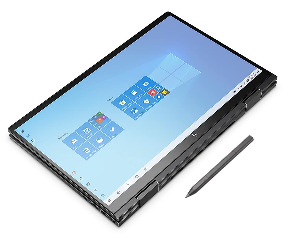 HP Envy x360 -15 Home & Business 2-in-1 Laptop (AMD Ryzen 5 5500U 6-Core, 8GB RAM, 512GB PCIe SSD, AMD Radeon, 15.6" 60Hz Touch Full HD (1920x1080), Active Pen, Fingerprint, WiFi, Win 11 Pro) 5