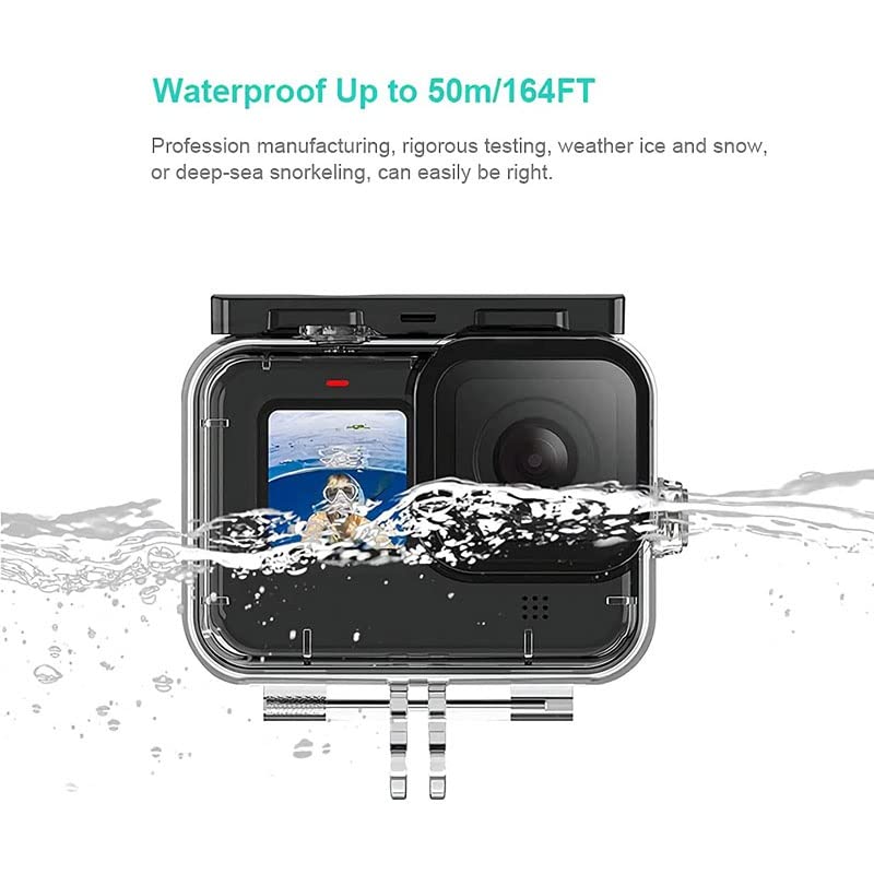 Accessories Kit for Black Carrying Bag Waterproof Housing Case Tripod Set for Action Camera Accessories 6