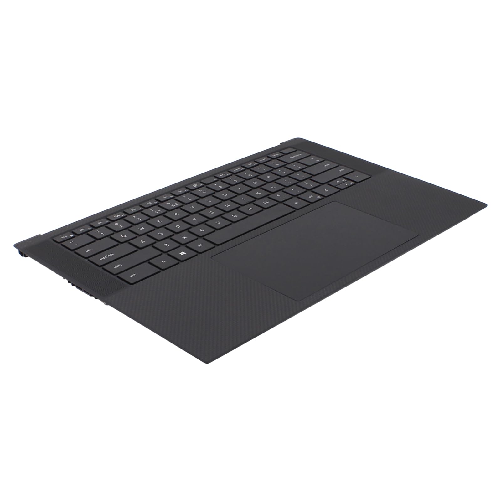 ApplianPar Black Upper Case Palmrest Cover with Backlit Keyboard and Touchpad CYJV4 for Dell XPS 15 9520 9530 4