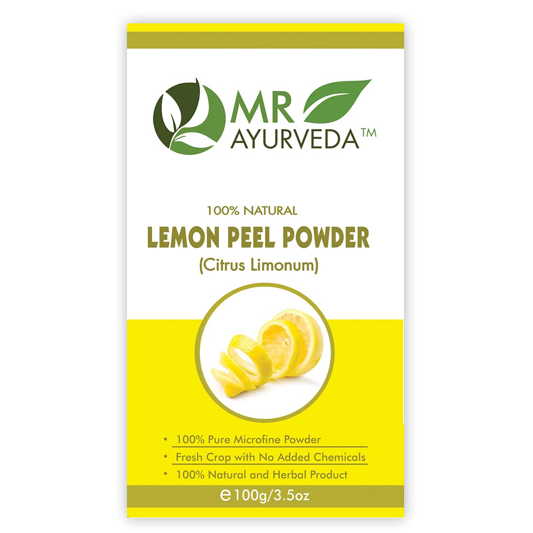 MR Ayurveda Activated Charcoal Powder, Tulsi Powder & Lemon Peel Powder - Set of 3 (100 Grams Each) 4