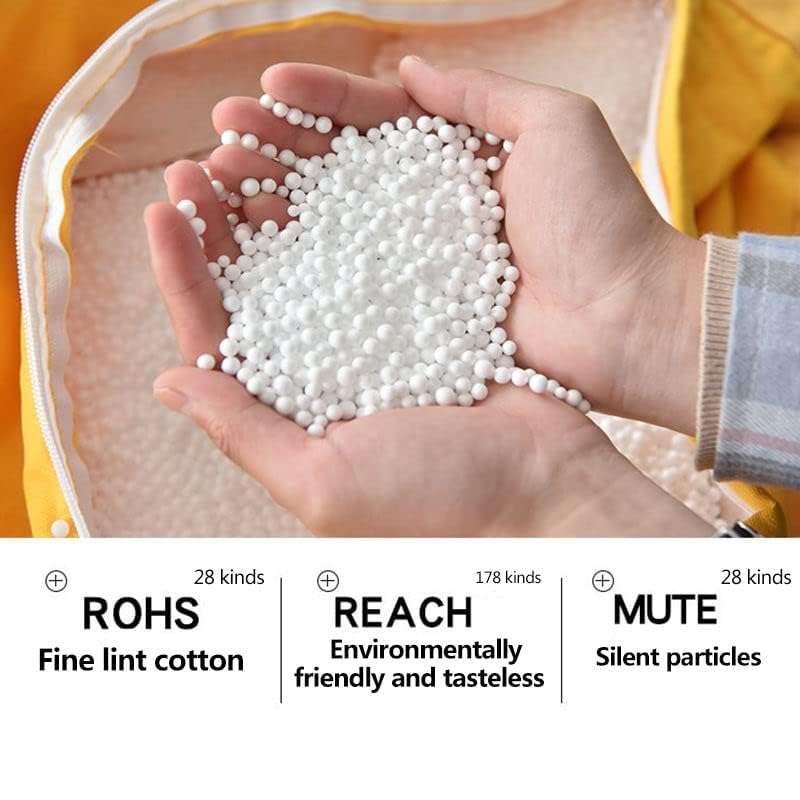 LEXAVI Brand Origial Faux Leatherette| 6 Month Warranty | Quality 4XL Bean Bag with Footrest & Comfy Cushion Filled with Beans (Ready to Use) Special for Corporate & New Year Gifts (Red) 3