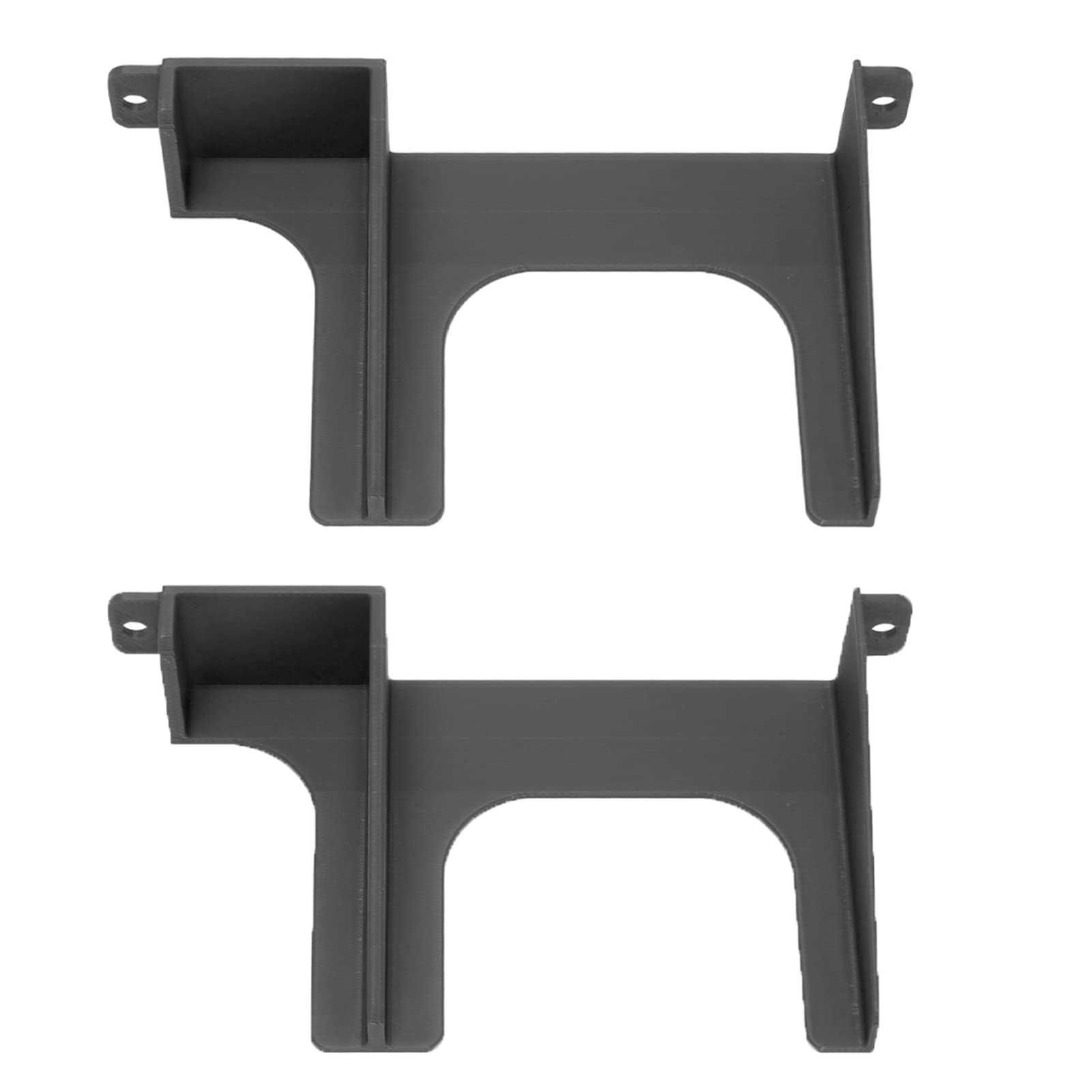 2pcs Hard Drive Bracket for PS2 SCPH 30000 50000 Console with 3D Printed Bracket for 2.5in HDD SSD, Professional Design, Easy Installation (Black) 1