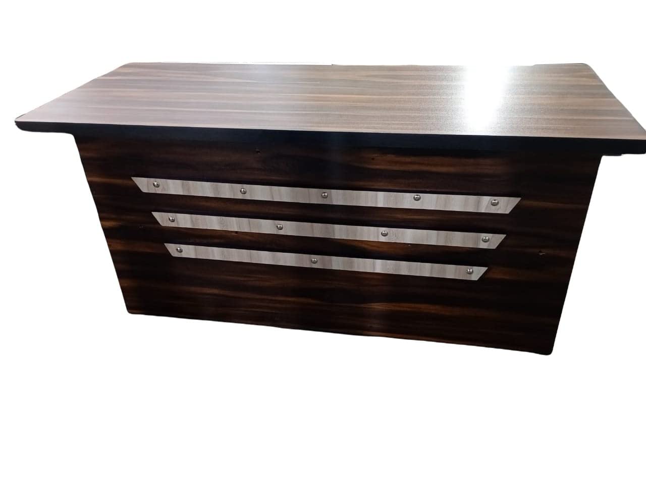 Asha Furniture Wood Finish Office Desk with Drawers and Storage/Work Station Desk 3