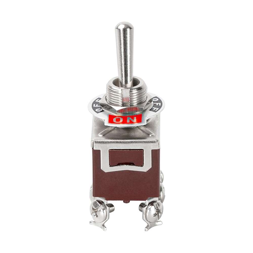MODAXE Toggle Switch, 15A/250V AC, 6-Pin, 3-Position, Long-Life, for Automotive, Home Appliances, Industrial Control 5