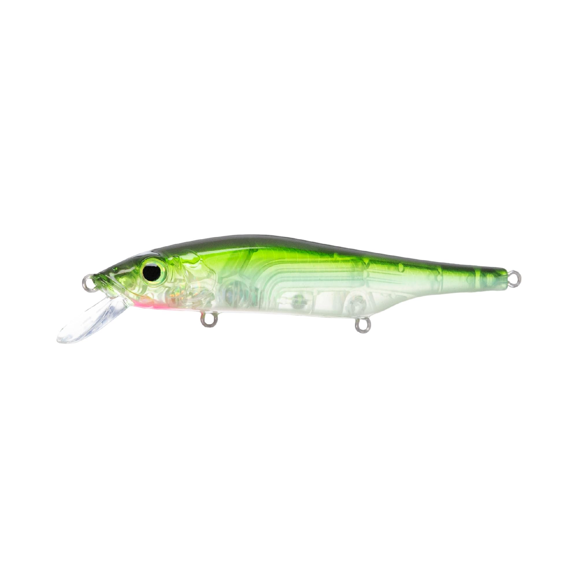 Bill Lewis Scope-Stik 120 Sinking 7ft+ Jerkbait Fishing Lifelike Freshwater & Saltwater Lure with Mustad UltraPoint Triple Grip Hooks, PRO-Herring 3