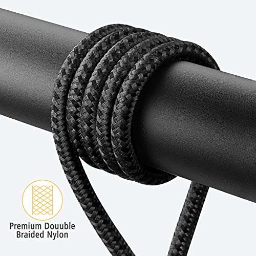 2Pack 90 Degree iPhone Charging Cord 6Ft Right Angle Nylon Braided Mfi Certified Gaming Charger Cable Compatible with iPhone 14 13 12 11 Pro Max XS XR X 8 7 6 5 Plus iPad（Black） 5