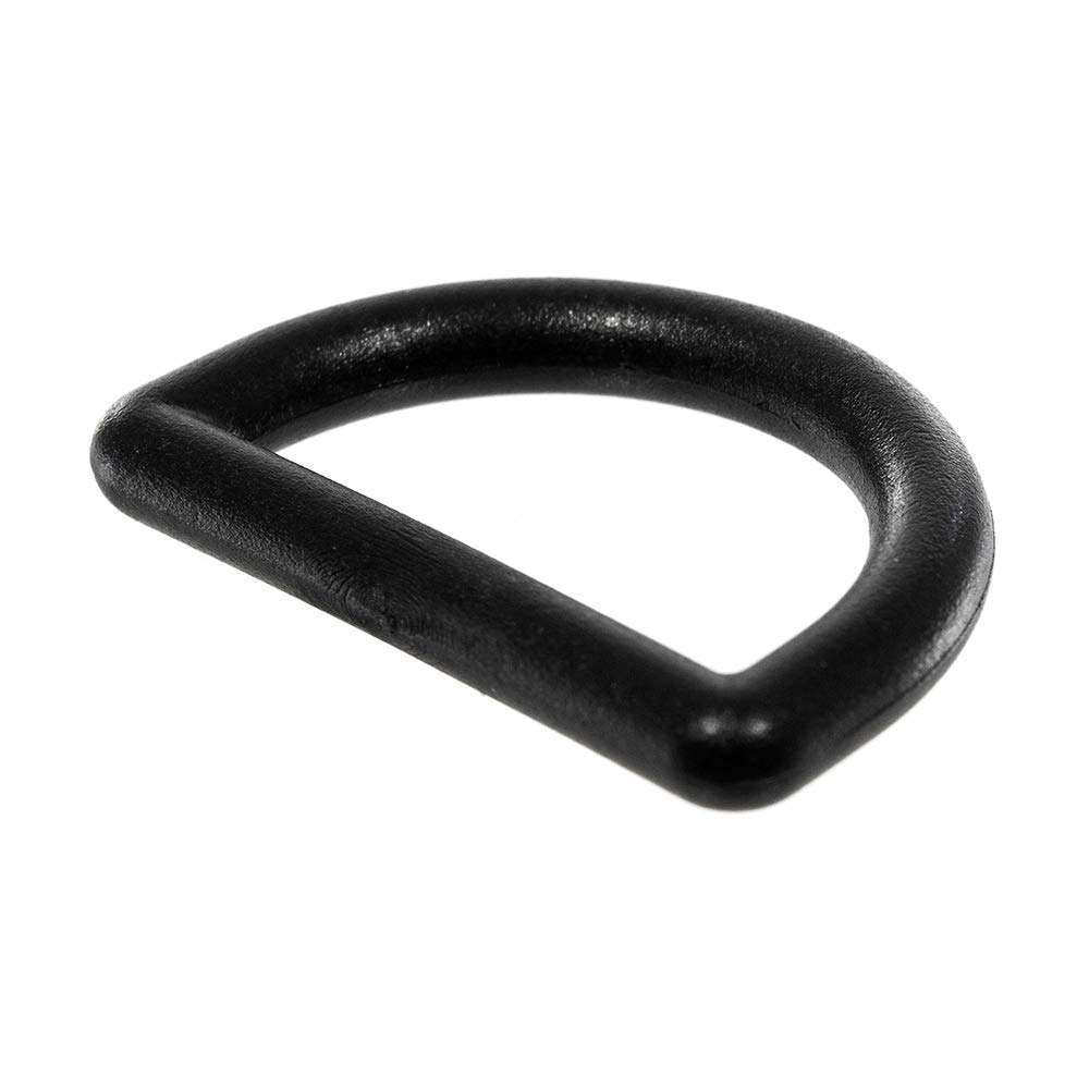 Paracord Planet Lightweight Black Plastic D-Ring (1 Inch, 10 Pack) 3