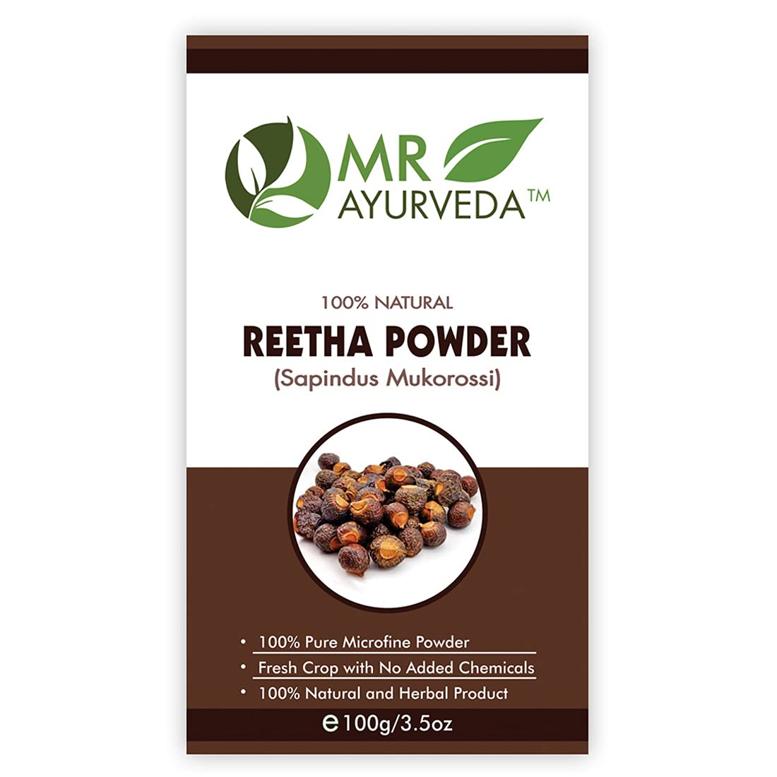 MR Ayurveda 100% Herbal Mulethi Powder & Reetha Powder - Combo Pack (100 Grams Each) 4