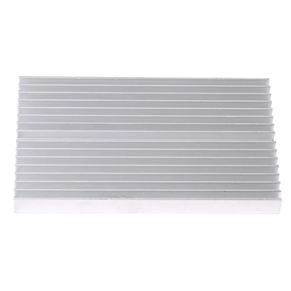Heatsink, 100x60x10mm PCB Heatsink, Aluminum Heatsink Cooler Cooling Fin, DIY Grille Shape Heat Sink Chip for Computer LC Led Power Transistor 4