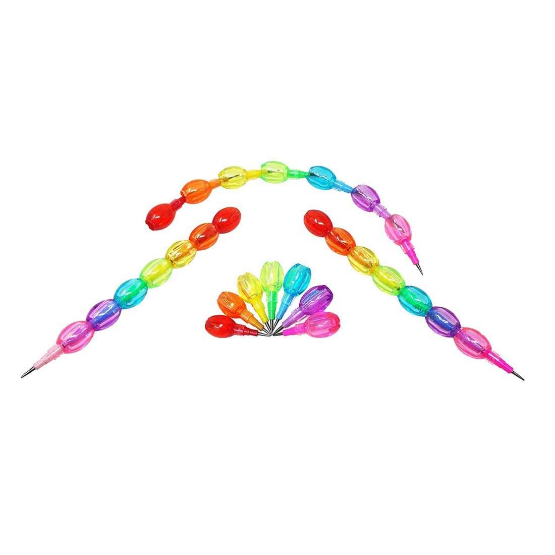Birthday Return Gift Pearls Moti Design Non-Sharpening Stacking nokwalis Pencil for Kids boys girls children, Birthday Party Return Gifts Cradle bay naming cermony pack of 50 4