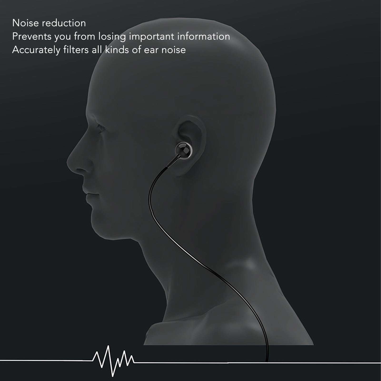 Retractable Earpiece, Retractable Headset Clip On Bluetooth Earphone with LED Battery Display, Single in Ear Headphone for Sports Business Trucker Driver (Gradient Yellow) 5