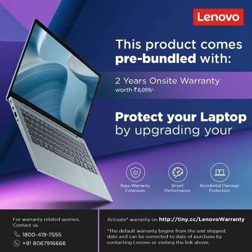 Lenovo Ideapad 3 AMD Ryzen 5 5500U 15.6" (39.62cm) FHD Thin & Light Laptop (8GB/512GB SSD/Windows 11/Office 2021/Backlit Keyboard/2Yr Warranty/Arctic Grey/1.65Kg), 82KU017KIN 6