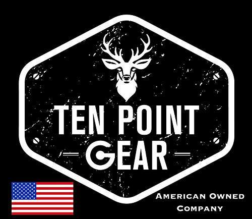 Ten Point Gear Bow Archery Wrist Sling 550 Paracord - Survival Hunting Shooting - Durable Leather with Metal Grommet (Multiple Color Options) (Big Woods Camo) 6