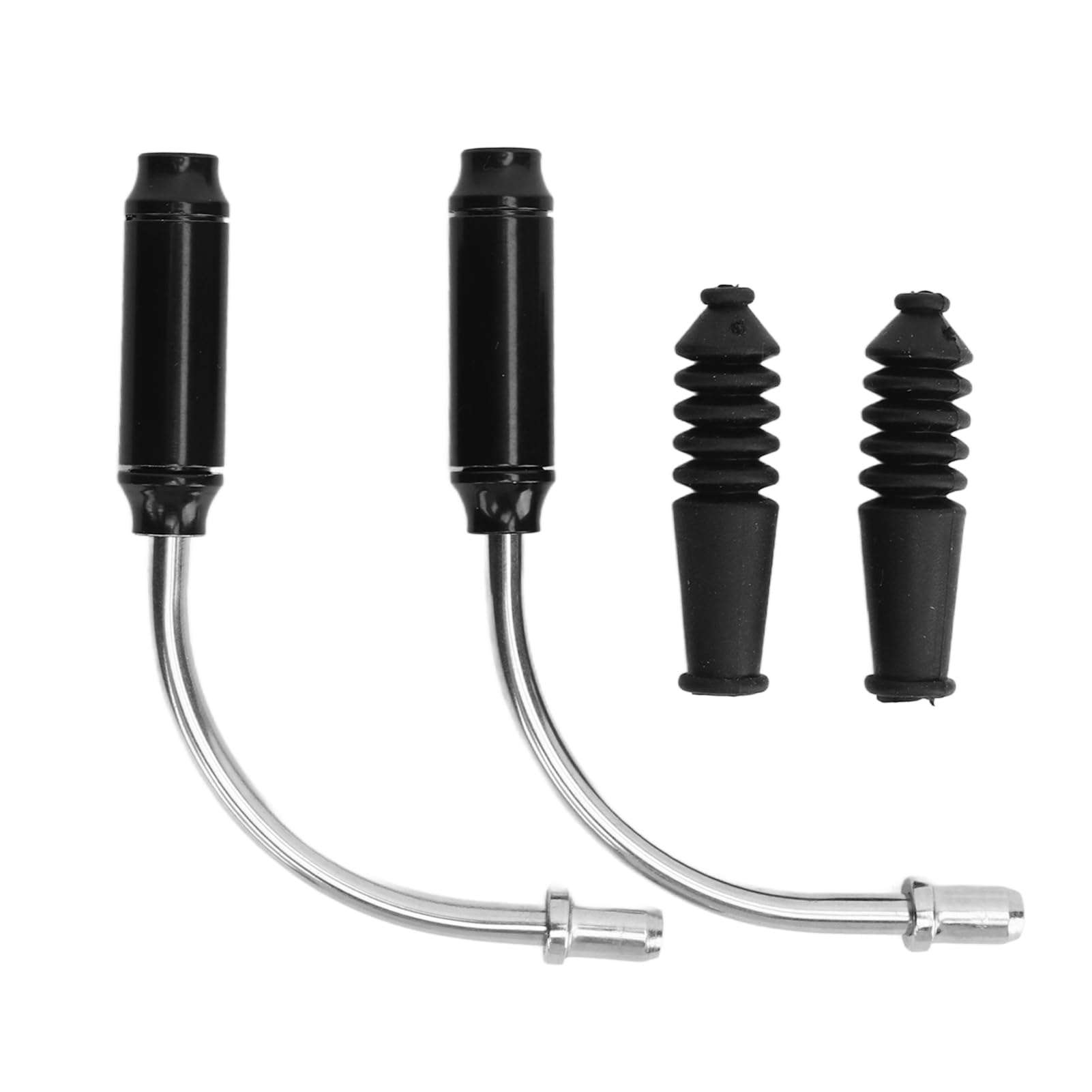 Bicycle Cycling Brake Pipe,Bike V Brake Noodle Cable Guide Pipe, Bicycle Brake Pipe with Rubber Boots,Bendable Brake Tube for Mountain Bikes Road Bikes BMX 1