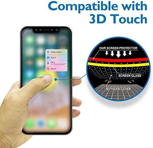 MoboTech® Samsung Galaxy A03S Matte Tempered Glass 3D Touch Smooth Shield Anti-Fingerprint Glossy Finish HD [Easy Installation Kit] MTMGLSXX41 6