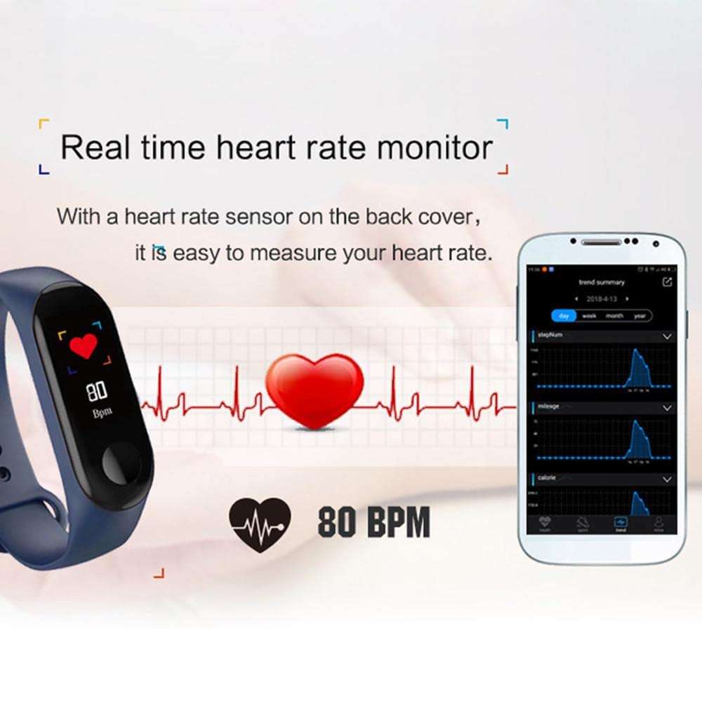 Heart Rate Blood Pressure Wrist Smartwatches for Android iOS Smart Watch for Men 4