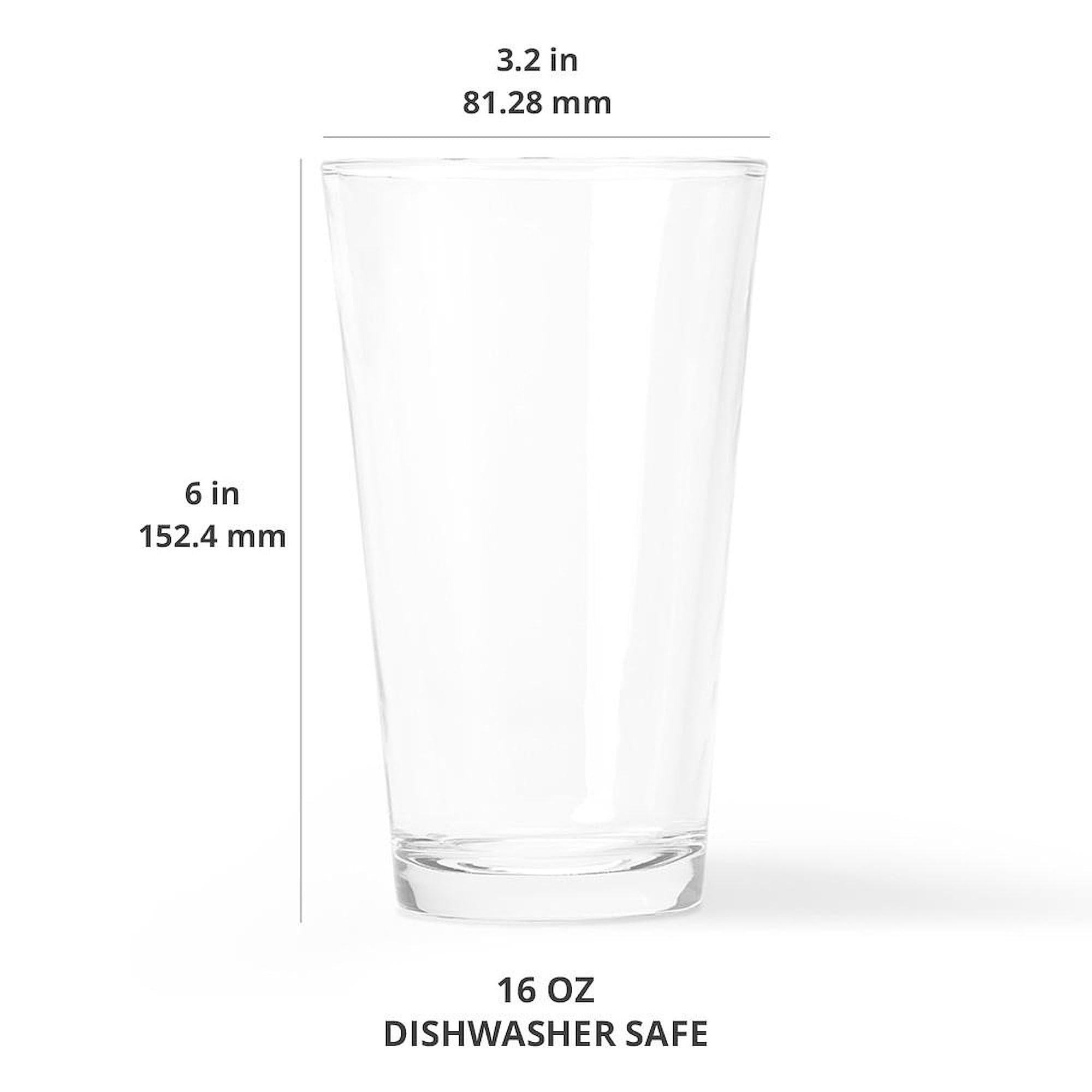CafePress 90S Pepsi Logo Pint Glass, 16 oz. Drinking Glass 5