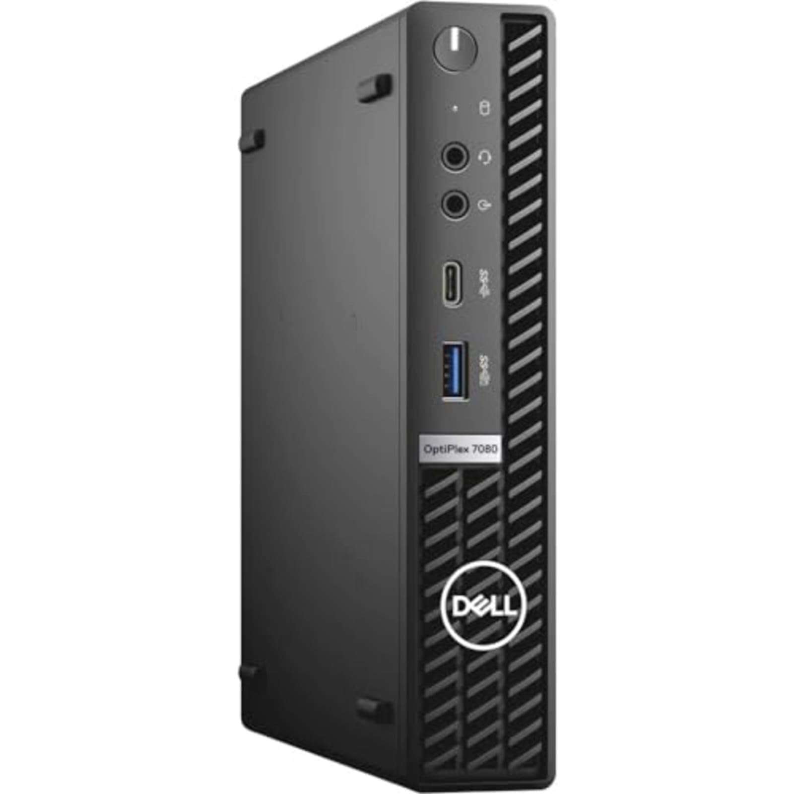 Dell Optiplex 7080 Micro Tower Desktop | Core i5-10500T - 256GB SSD Hard Drive - 8GB RAM | 6 cores @ 3.8 GHz Win 10 Pro Black 4