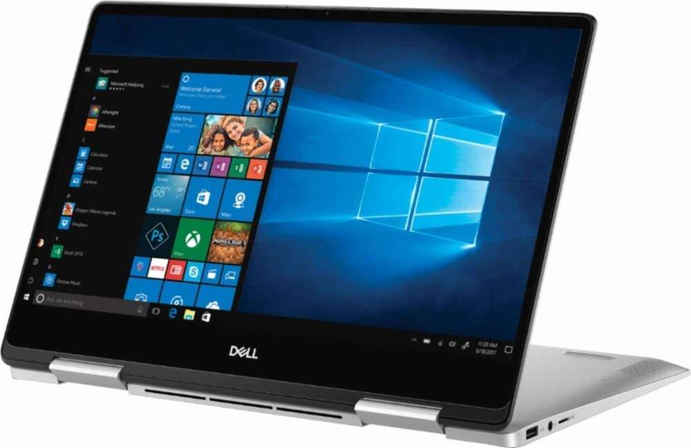 Dell 2019 Inspiron 7000 13.3" FHD Touchscreen 2-in-1 Laptop, Intel Quad Core i5-8265U Upto 3.9GHz, 8GB DDR4 RAM, 256GB SSD, Backlit Keyboard, Fingerprint Reader, USB-C, HDMI, Windows 10 2