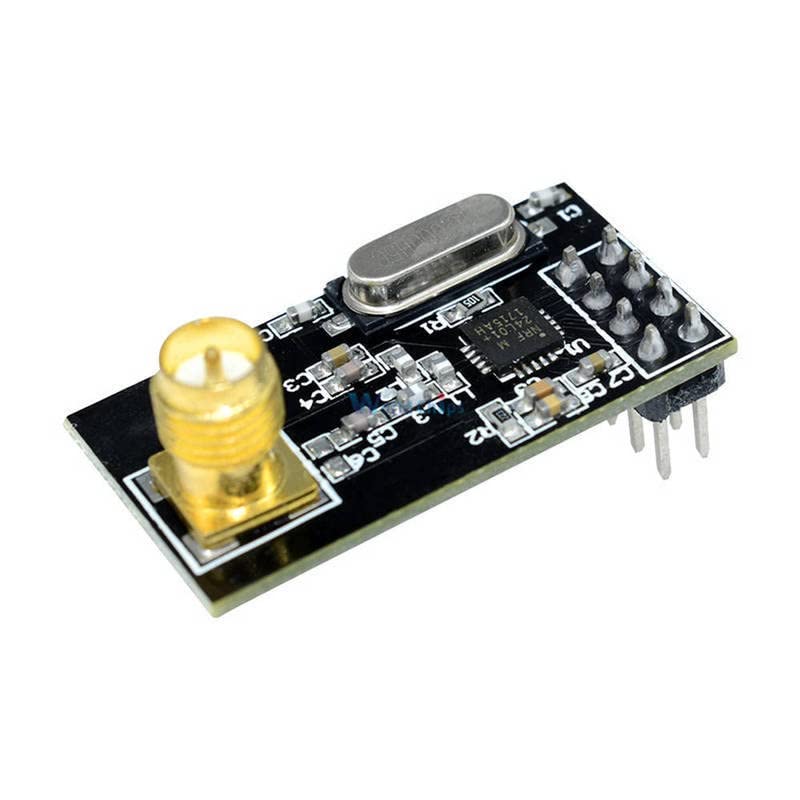 2.4G NRF24L01+PA+LNA SMA Antenna Wireless Transceiver 1100-Meter Distance Microcontroller Module for Arduino 4