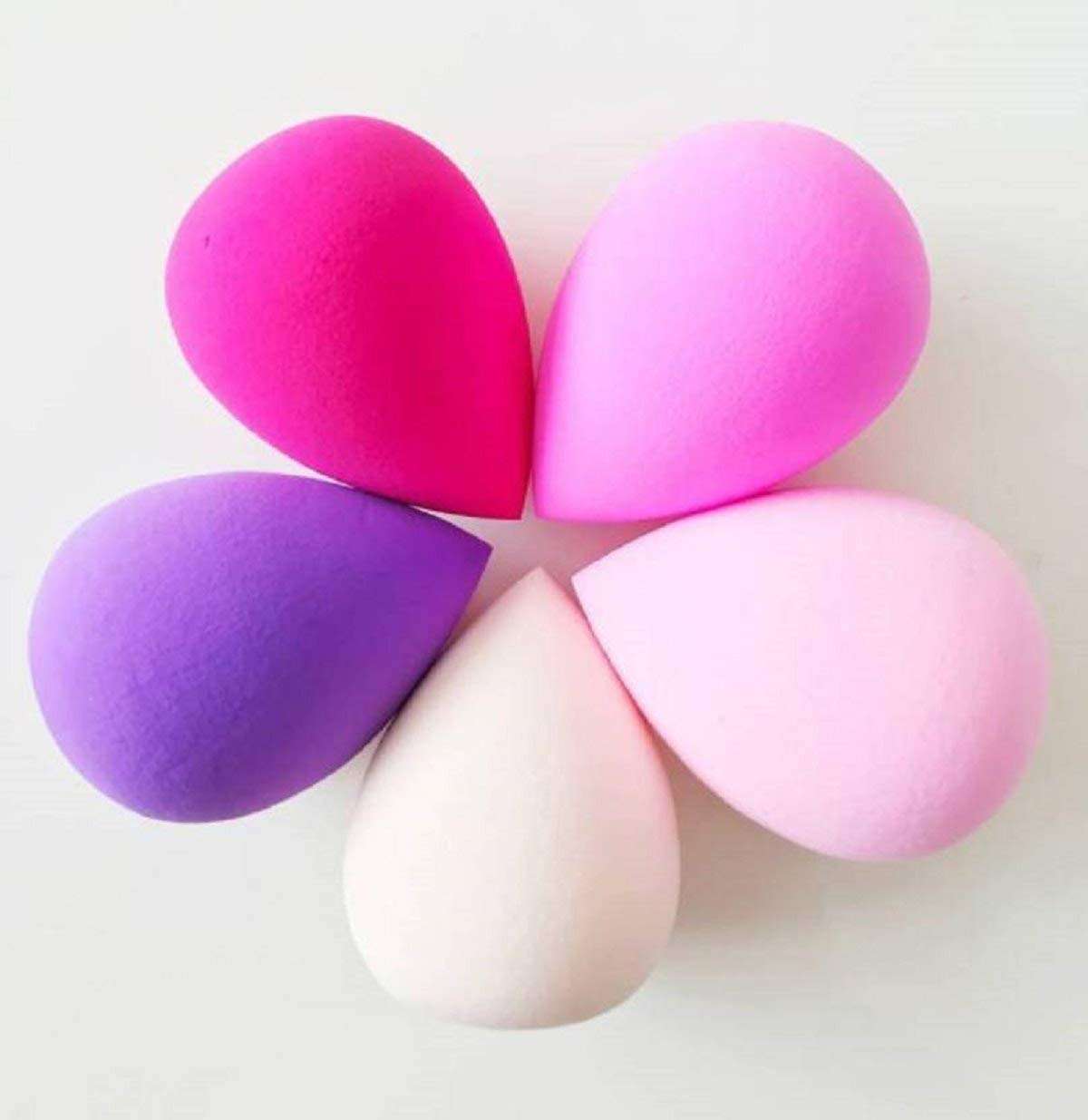 Fennec Mart 10 Pcs Perfect Makeup Sponge Set Blender, Beauty Sponge Makeup Blender Flawless for Liquid,Multi-colored Makeup Sponges 4