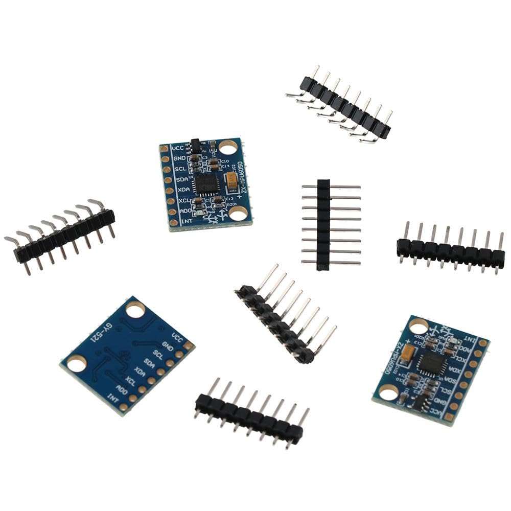 SHUATI 6 DOF 6-axis Sensor Module 3PCS GY-521 MPU-6050 Accelerometer Gyroscope Module Arduino Raspberry 4
