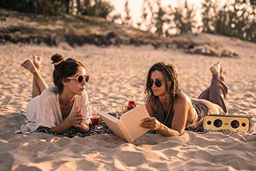 House of Marley Get Together 2: Portable Speaker with Wireless Bluetooth Connectivity, 20 Hours of Playtime and Sustainable Materials, IP65 Dust and Water Resistance, Signature Black 2