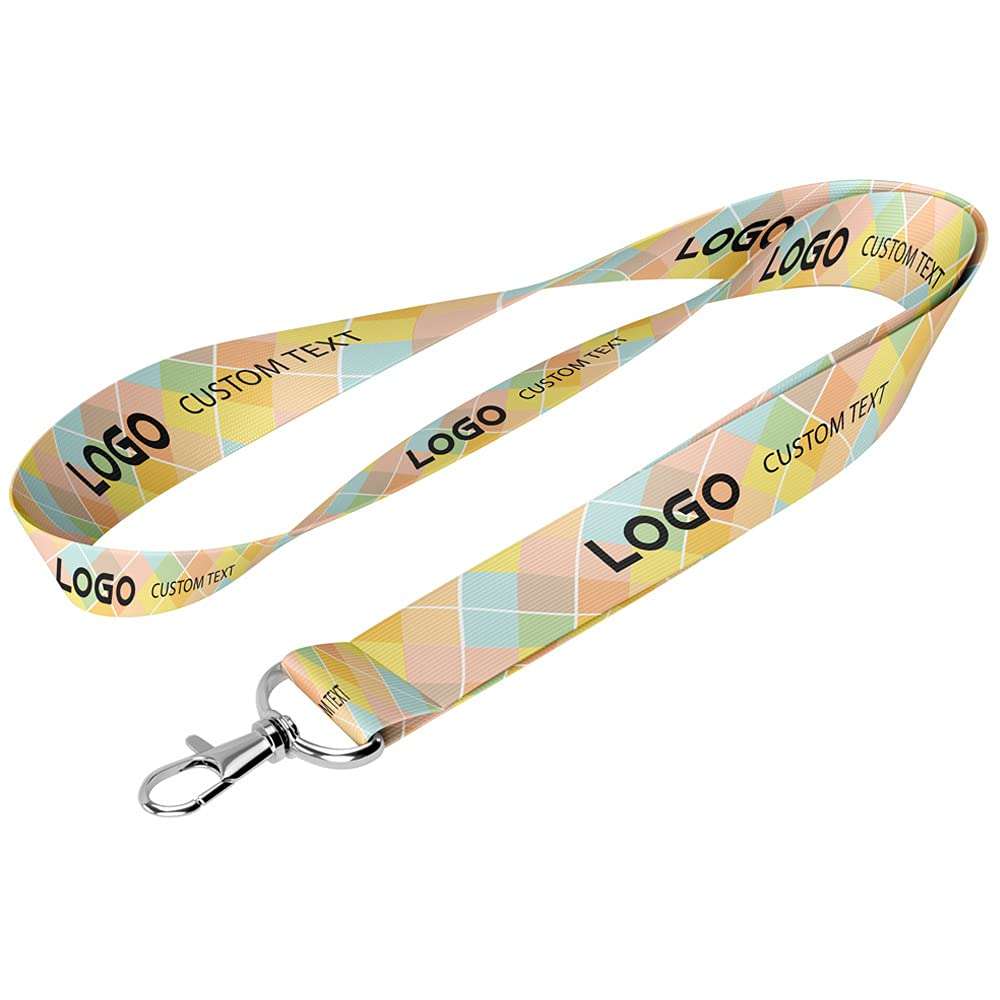 Magic Laughs Pastel Diamond Pattern ID Card Satin Tag (20MM) 1