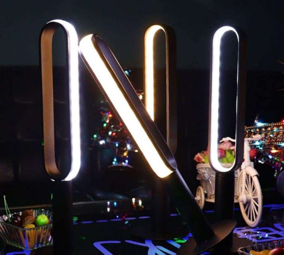 Arcanine Table Lamps, Rechargeable Cordless Led Table Lamp, Portable Outdoor Table Lamp Battery Operated in Black, Bar Restaurant Garden Ambient Light, Decorative Night, White Light (Outside) 5