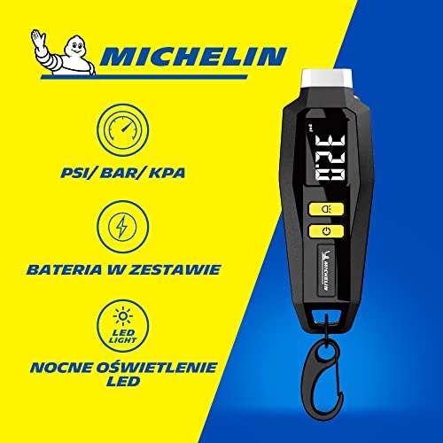 MICHELIN 12290 Digital Tyre Pressure gauge with Key Ring & LED Flash Light 3