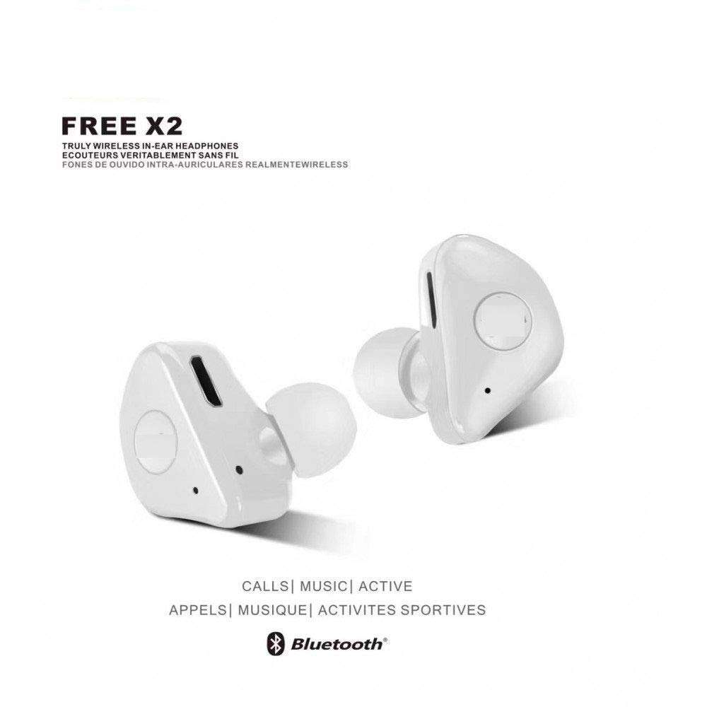 Drumstone Free X2 True Wireless Earbuds(Tws), Bluetooth V5.0 Stereo Sport Earphones, Reduction Earphones with Microphone 5