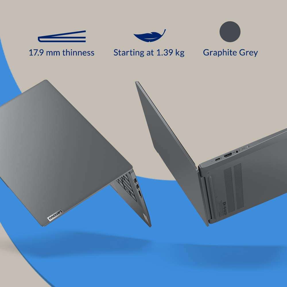 Lenovo IdeaPad5 AMD Ryzen7 14 inches FHD IPS Thin and Light (8GB/512GB SSD/Win/MSO/RadeonGraphics/Fingerprint Read/Win 10 Home, Graphite Grey/Aluminium Surface/1.39Kg) 2-in-1 Laptop Stand 4