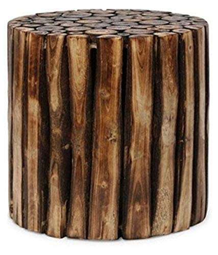 Rare Collection Sitting Table Natural Wood Logs Smooth Finish / Living Room / Bedroom / Kitchen / Home Decor(Round Stool (Size 12 INCH) 5