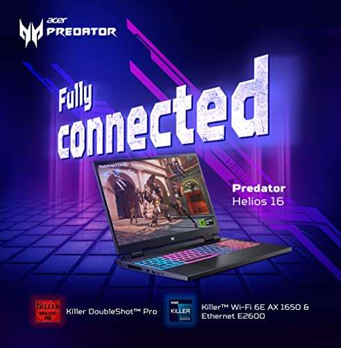 Acer Predator Helios Neo 16 Gaming Laptop 13th Gen Intel Core i7 Processor (16 GB/1 TB SSD/Windows 11 Home/NVIDIA ® GeForce RTX ¢ 4050) PHN16-71, (16") WUXGA Display 5