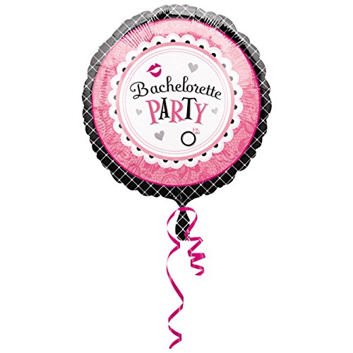 Anagram Pink Hearts & Lips Bachelorette Party 32" Foil Balloon 1