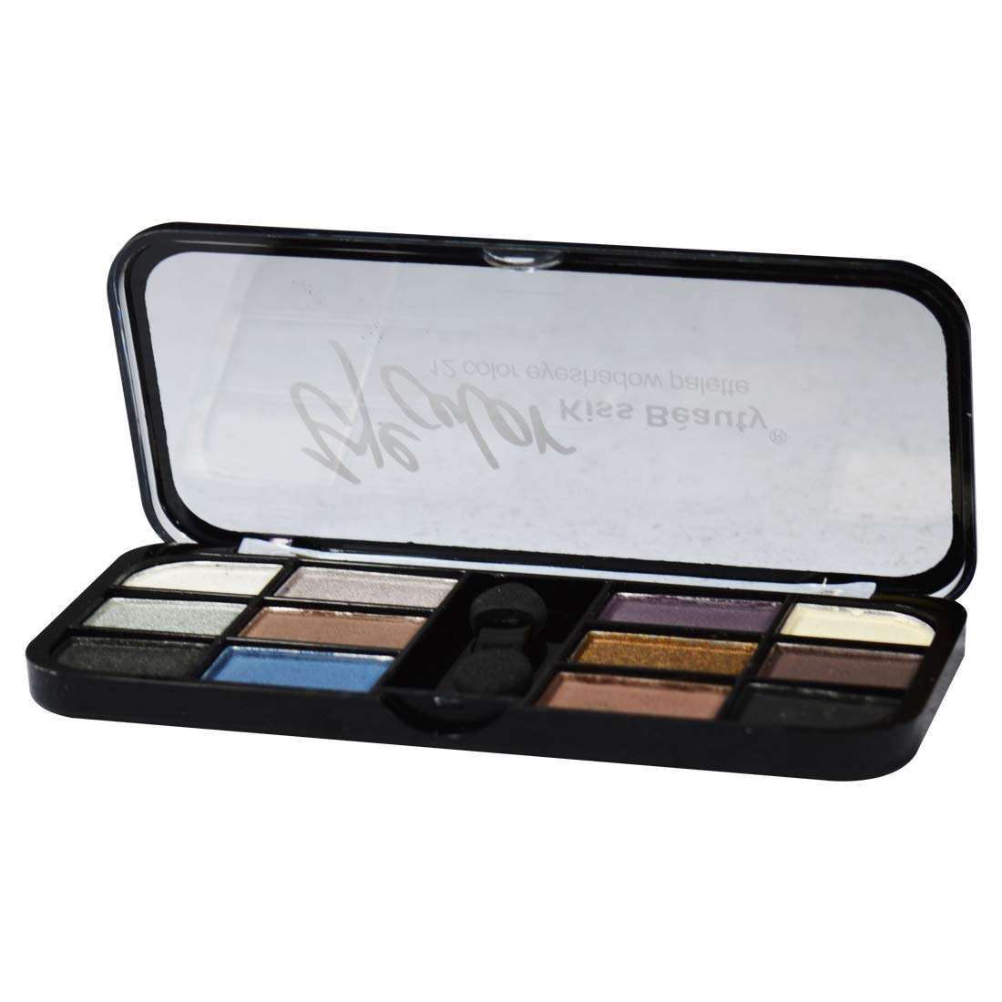 Kiss Beauty Eye Color 12Color Eyeshadow Palette Shade-A02 Pack of 1 With Kajal 3