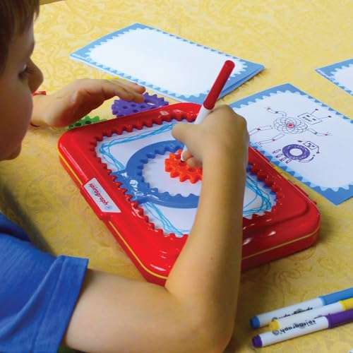 Spirograph Jr. — Jumbo Sized Gears Classic Retro Toy For Spiral Drawing Art Design Toy Kit for Smaller Hands — For Kids Ages 3 and Up 2