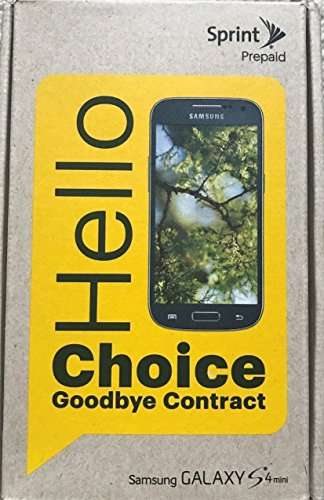 Samsung Galaxy S4 Mini, Black 16GB (Sprint Prepaid) 1